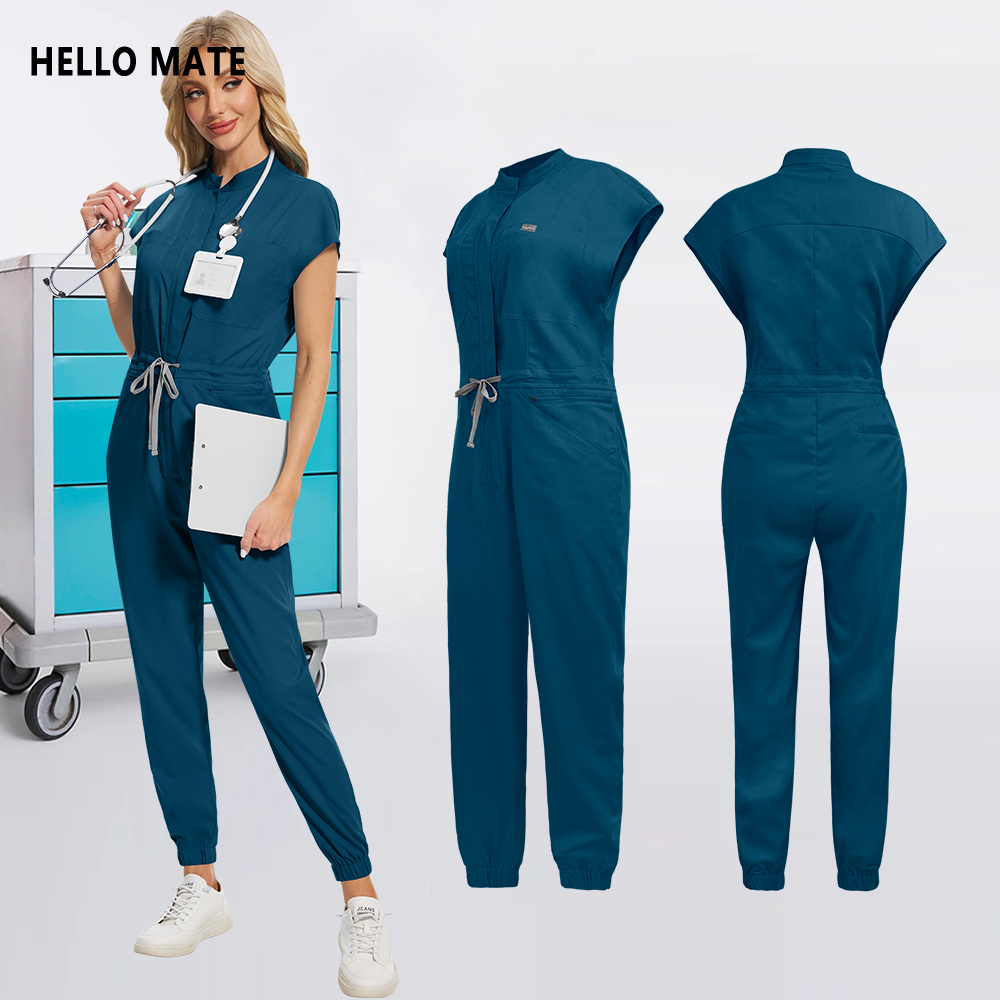 Medical Lab Uniform - Новая медицинская одежда-скраб для женщин, сиамская