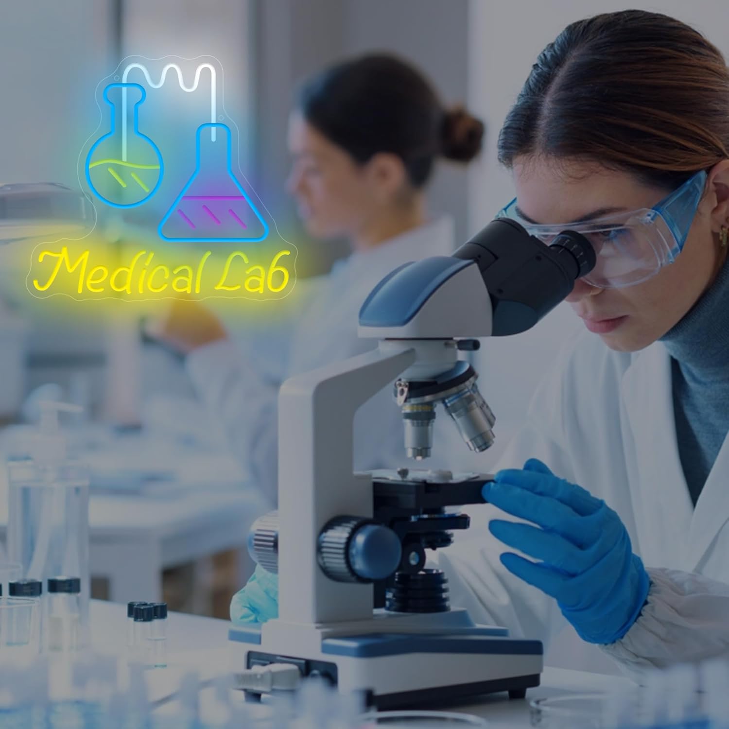 Неоновая вывеска «Научная лабо – обзор и цена Medical Lab And Science