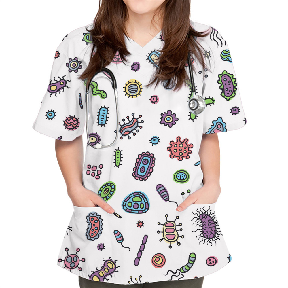 Новые женские топы с принтом « – обзор и цена Medical Lab Uniform