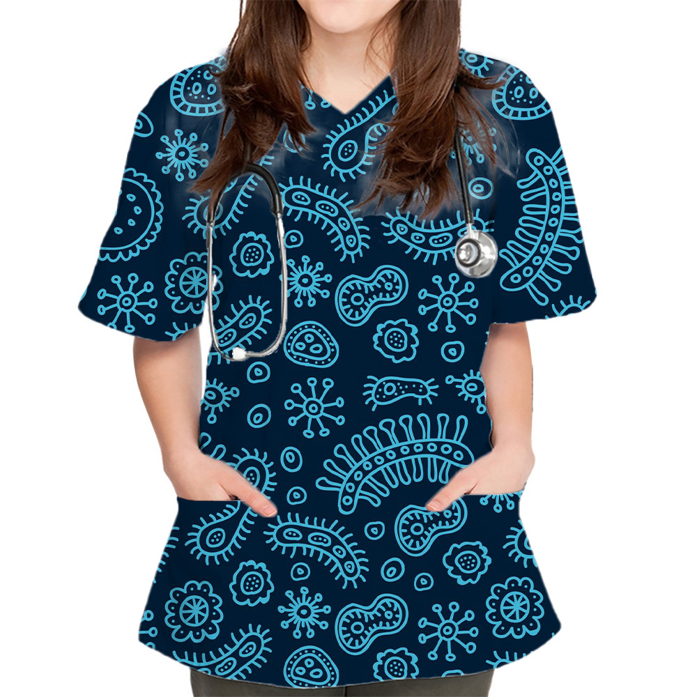 Новые женские топы с принтом « – обзор и цена Medical Lab Uniform