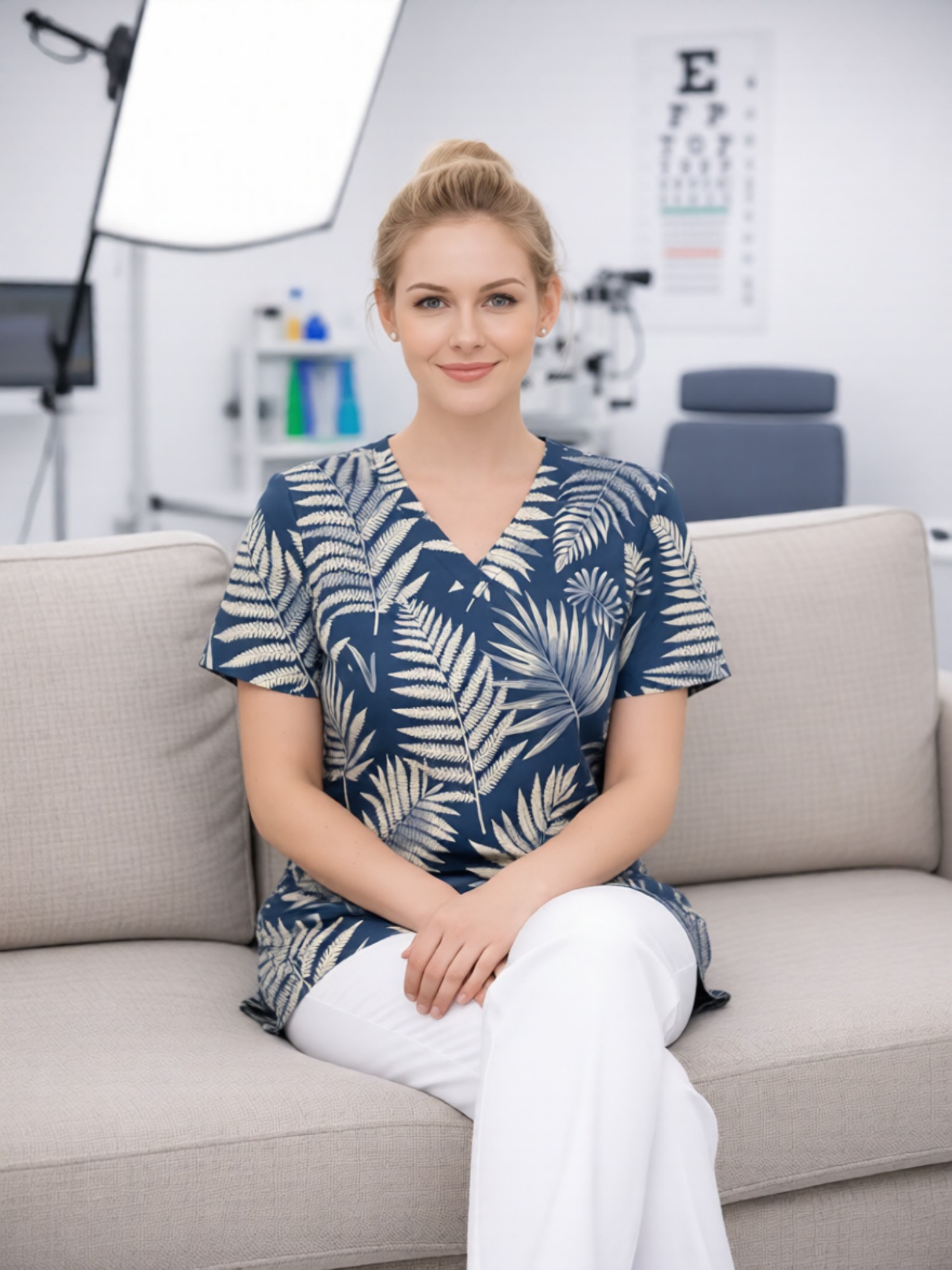 Женская медицинская туника с V – обзор и цена Medical Lab Uniform